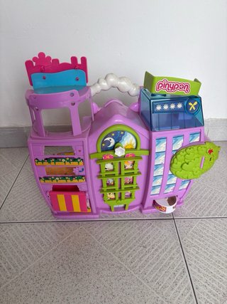 Lote Pinypon: Ambulancia, Barco, Hotel, Coche
