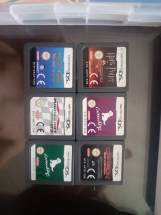 Lote 6 Juegos Nintendo DS + Funda