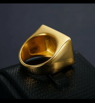 Anillo La Última Cena Dorado.