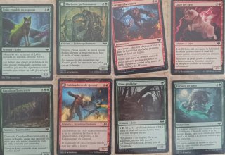 Mazo de Cartas Magic: The Gathering con fundas .