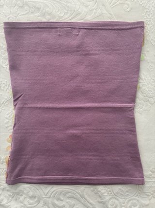 Top lentejuelas morado y dorado sin estrenar
