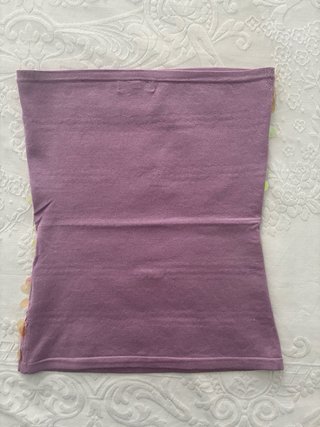 Top lentejuelas morado y dorado sin estrenar