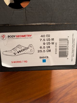 Zapatillas Specialized S-Works 7 Talla 40