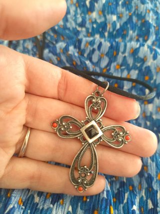 Colgante Cruz Plata