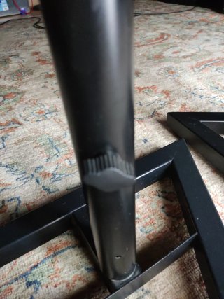 Par de soportes para altavoces negros