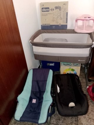 Lote Cuna, Silla Paseo y Hamaca Bebé