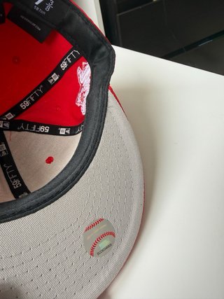 Gorra New Era Yankees Roja Talla 7 3/8