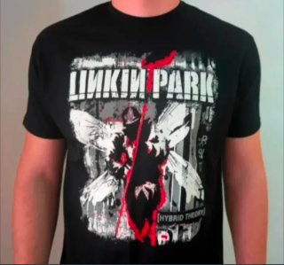 CAMISETA NEGRA - LINKIN PARK / HYBRID THEORY - XL