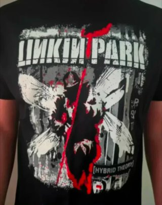 CAMISETA NEGRA - LINKIN PARK / HYBRID THEORY - XL