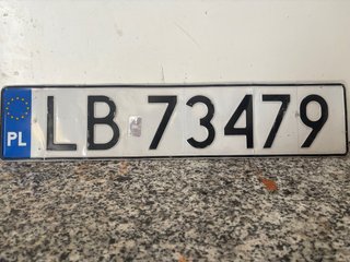 Matrícula Polonia LB 73479