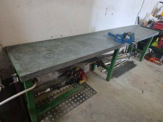 Banco de trabajo profesional  con gato-tornillo