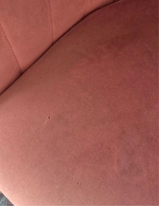 Silla de terciopelo rosa