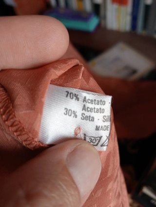 Camicia misto seta - Vintage