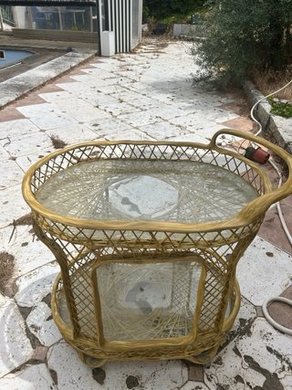 Conjunto Mesa y Sillas Terraza Vintage. Negociable