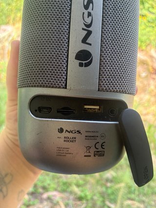 Altavoz NGS Roller Rocket Negro/Gris