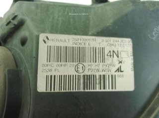 23394551 faro derecho 260109051r renault megane