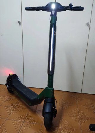 Patinete Eléctrico Verde Oscuro motor 1000
