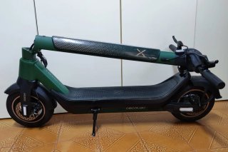 Patinete Eléctrico Verde Oscuro motor 1000