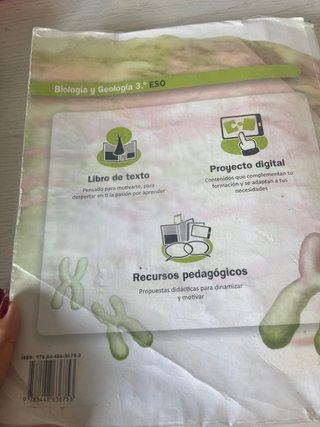 Biología y Geología, 3o ESO.