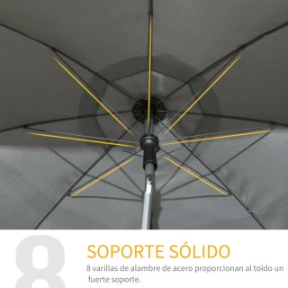 Sombrilla de Playa UV50+ Mástil