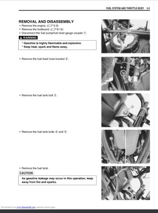 Manual de Taller Suzuki Burgman UH125 '07