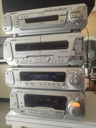 Equipo de música Technics CD/Doble Cassette