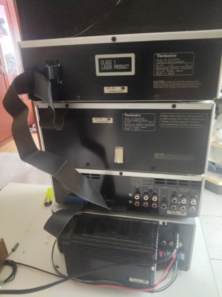 Equipo de música Technics CD/Doble Cassette