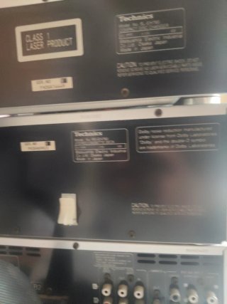 Equipo de música Technics CD/Doble Cassette