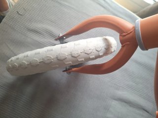 Bicicleta infantil naranja