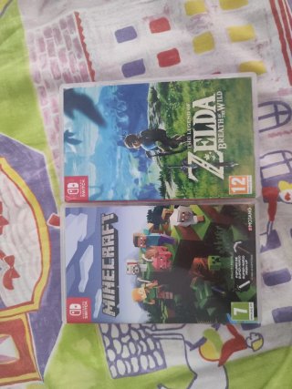 Nintendo Switch OLED + Zelda y Minecraft
