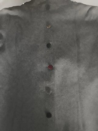 Jersey M&V Mujer Perlas Talla Única Gris