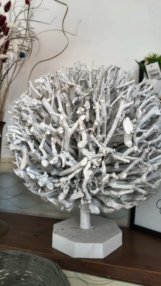 Albero decorativo rami bianchi