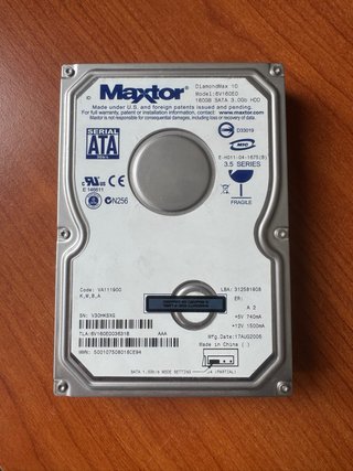 Hard Disk Maxtor SATA 3.5 160GB