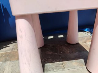 Silla infantil Ikea rosa mamut