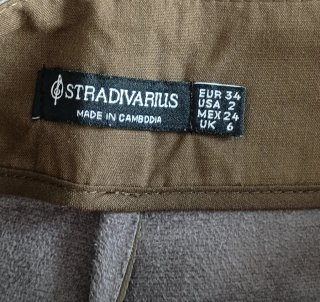 Minifalda pantalón efecto piel cremallera