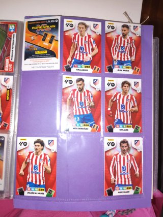 Cromos Liga Adrenalyn Atlético de Madrid