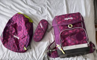 Mochila Ergobag rosa y morada