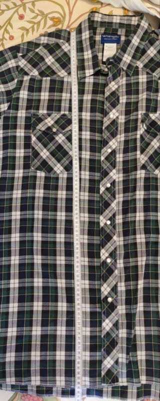 Camisa Wrangler Manga Corta 2XL