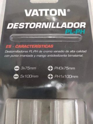 Juego 4 destornilladores cr-v