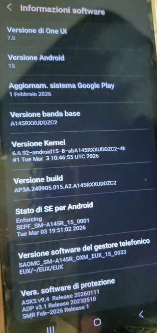 Samsung Galaxy A14 Argento