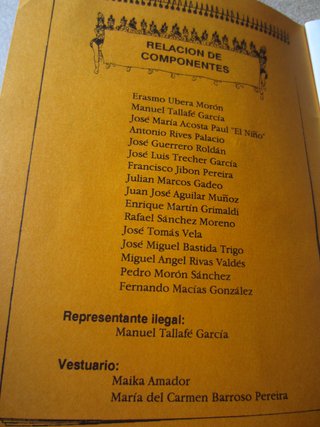 Libreto Chirigota Piconeros Galácticos 1990