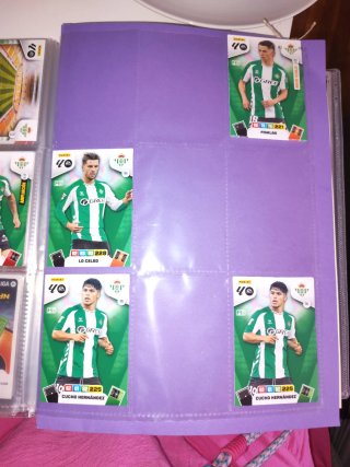 Cromos Liga Adrenalyn XL Betis Pau López Valles Na