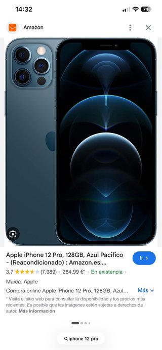 iPhone 12 Pro 256GB gris espacial