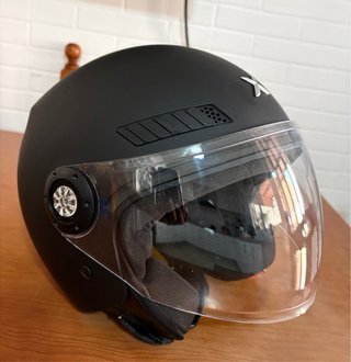 Casco de moto AXOR (Negro mate) M