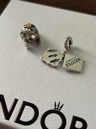 Lote Charms Carroza Cenicienta y Frozen