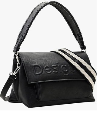 Bolso bandolera Desigual negro