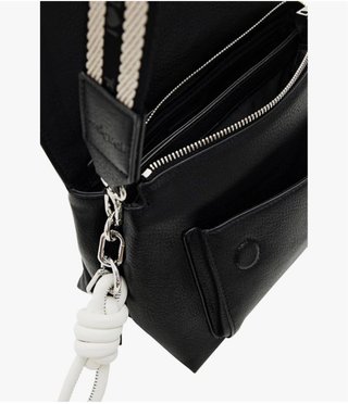 Bolso bandolera Desigual negro