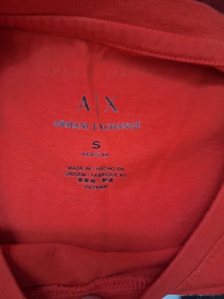 T-shirt Armani Exchange tg S rossa