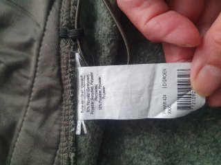 Chaqueta polar verde talla 3XL