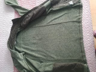 Chaqueta polar verde talla 3XL